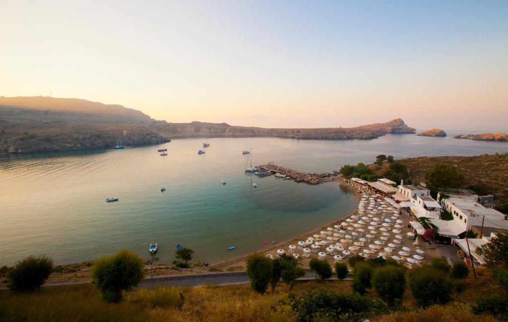 Lindos Shore Boutique Villa With Sea View Esterno foto