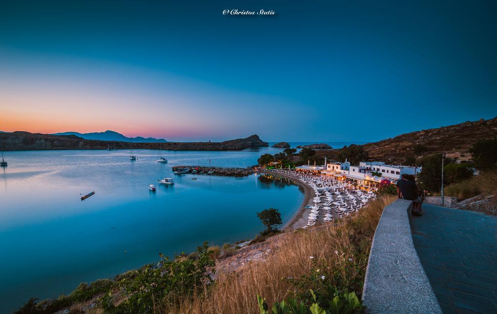 Lindos Shore Boutique Villa With Sea View Esterno foto