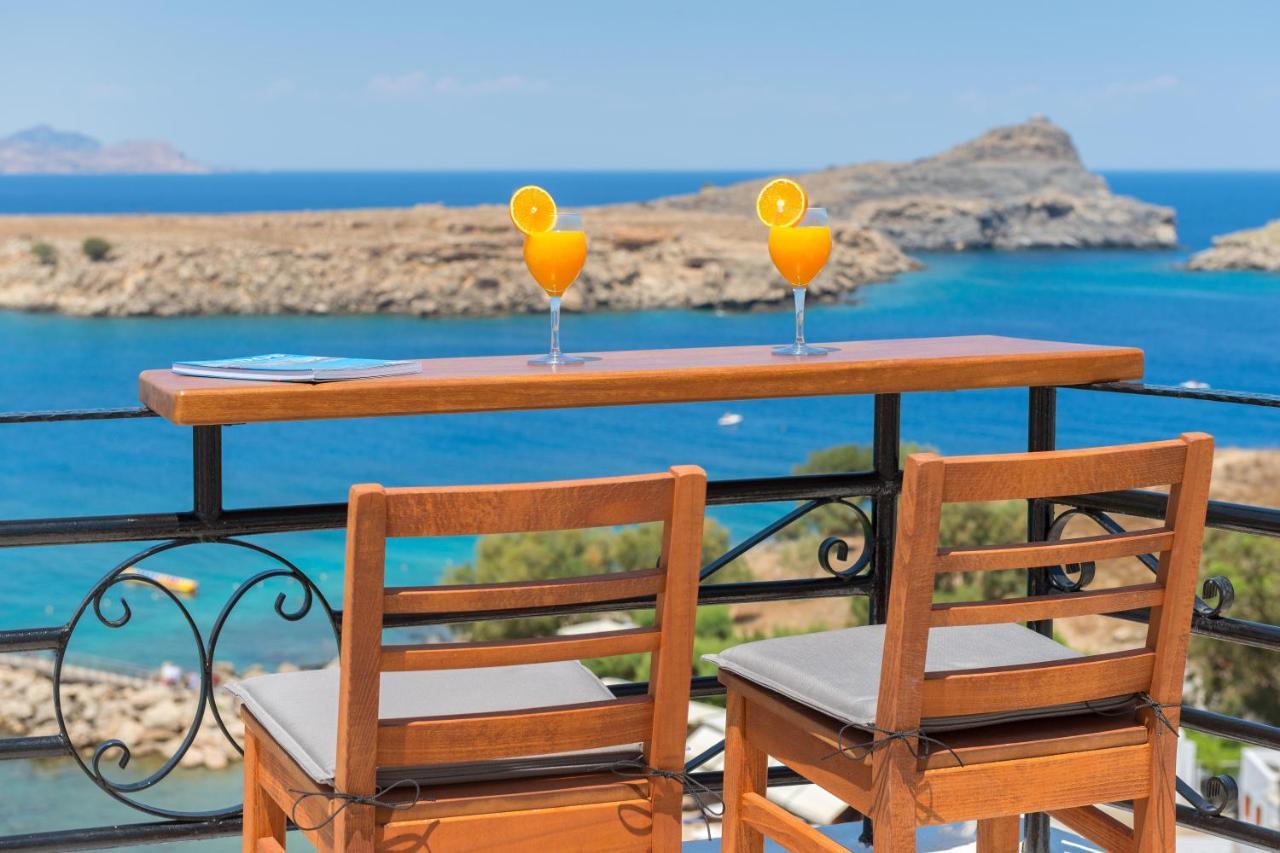 Lindos Shore Boutique Villa With Sea View Esterno foto