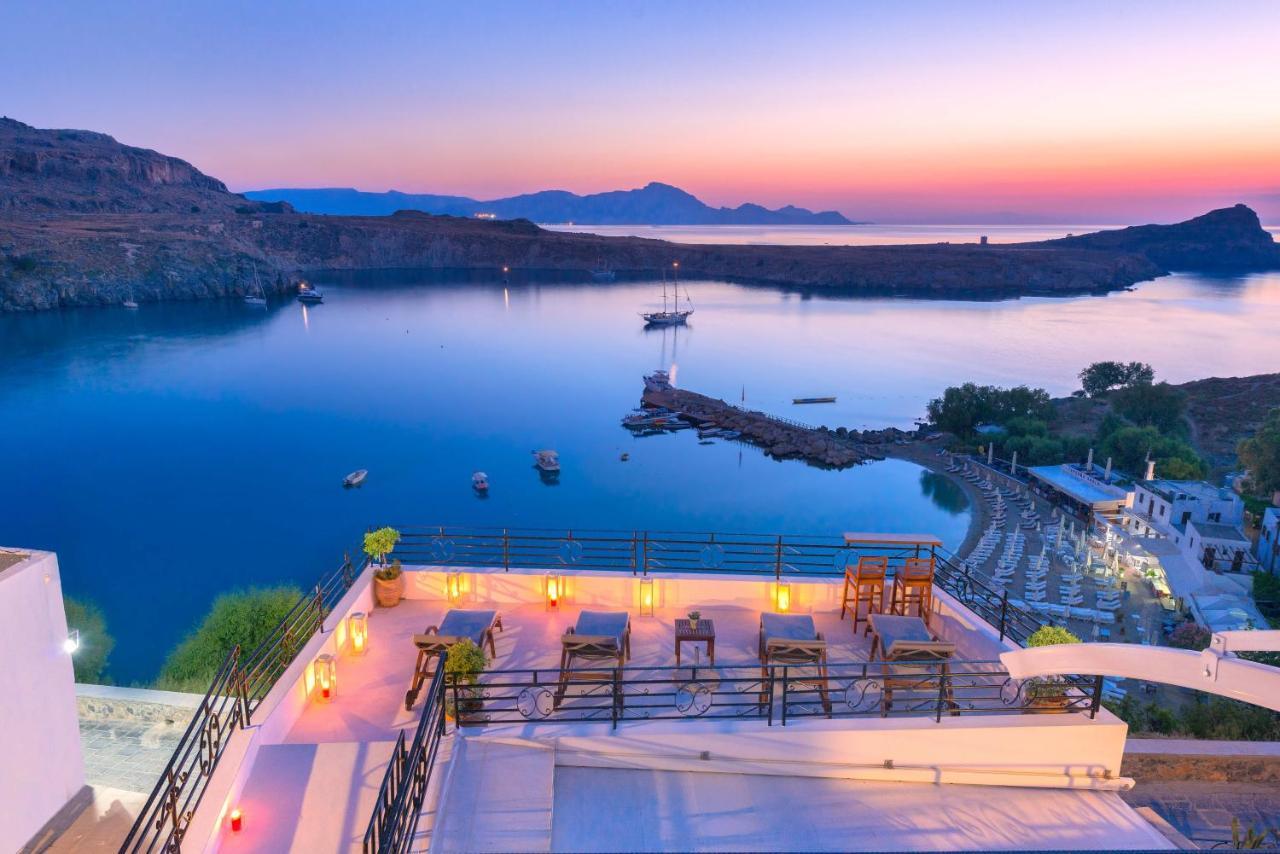 Lindos Shore Boutique Villa With Sea View Esterno foto