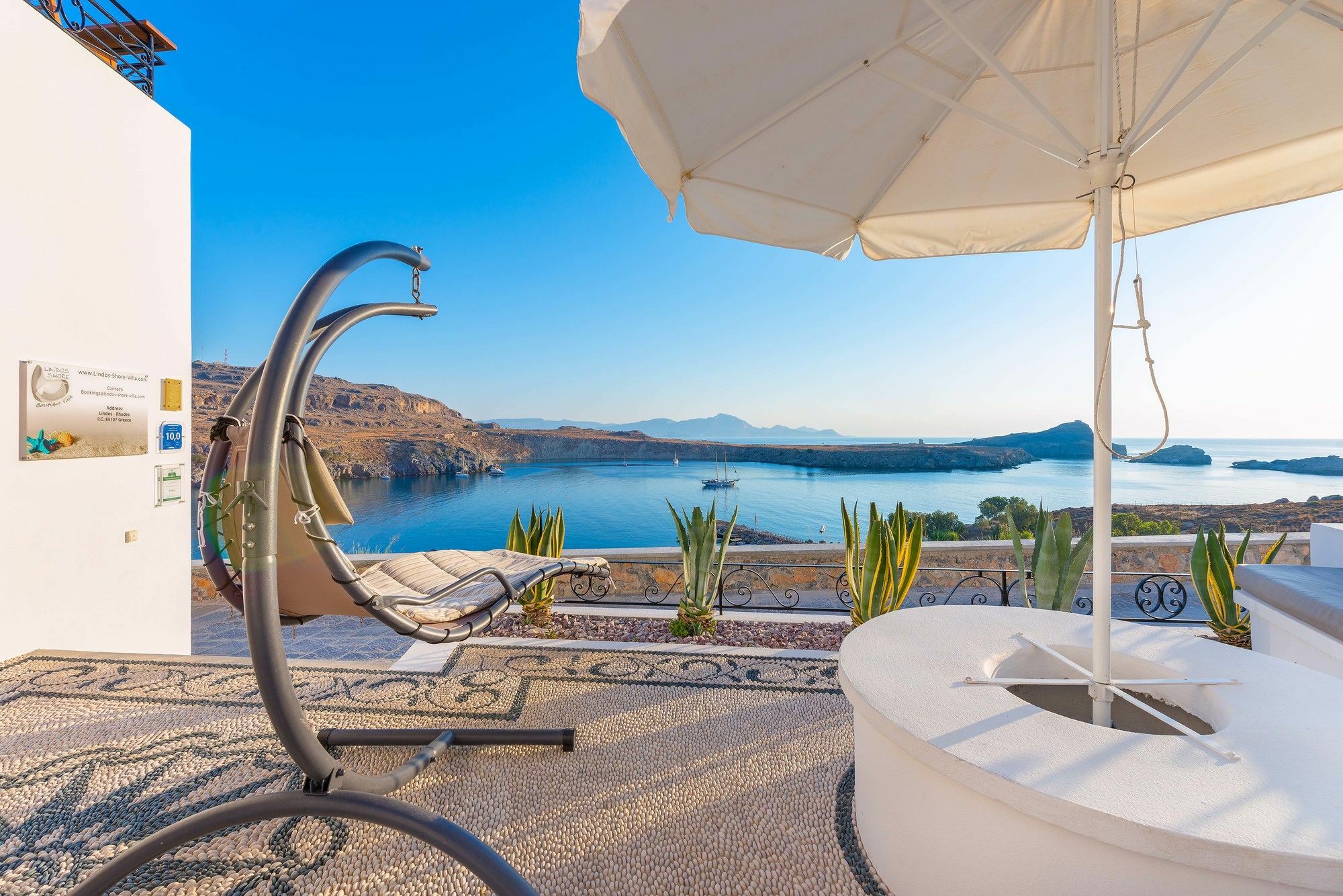 Lindos Shore Boutique Villa With Sea View Esterno foto