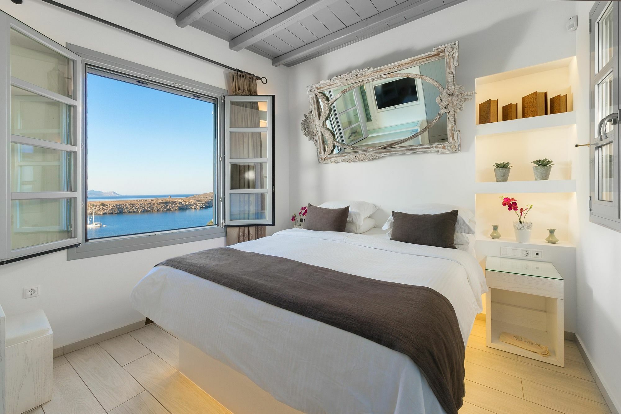 Lindos Shore Boutique Villa With Sea View Esterno foto