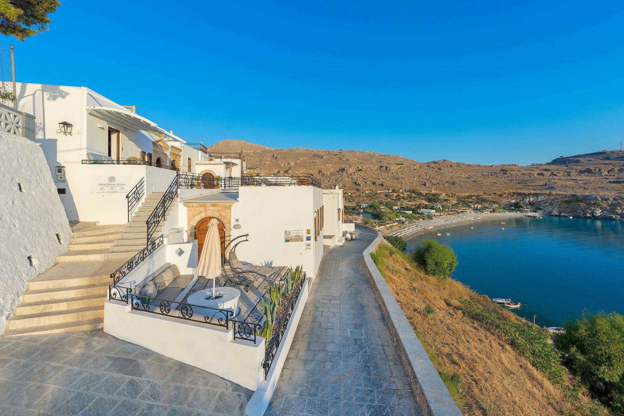 Lindos Shore Boutique Villa With Sea View Esterno foto